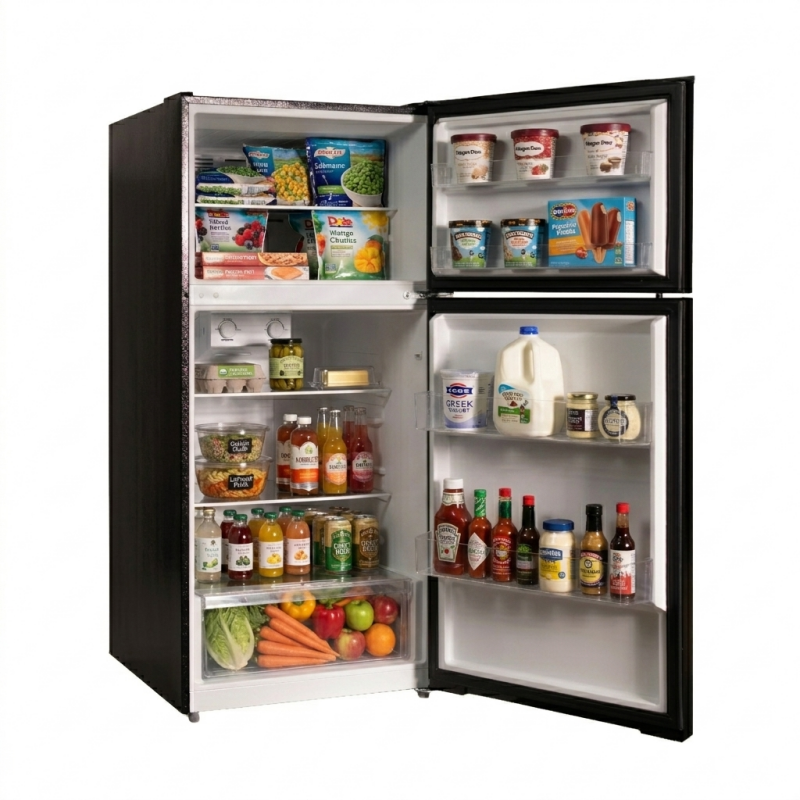 27” 14.2 Cu. Ft. Refrigerator Top Freezer Frost-free DFF142E1BDB