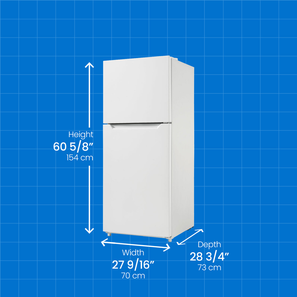 14.2 Cu. Ft. Apartment Size Fridge Top Mount DFF142E1WDB