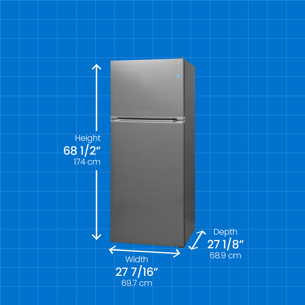 14.3 CF Top Mount Frost-Free Refrigerator, Energy Star, 2 YR Warranty DFF143V1SSDB
