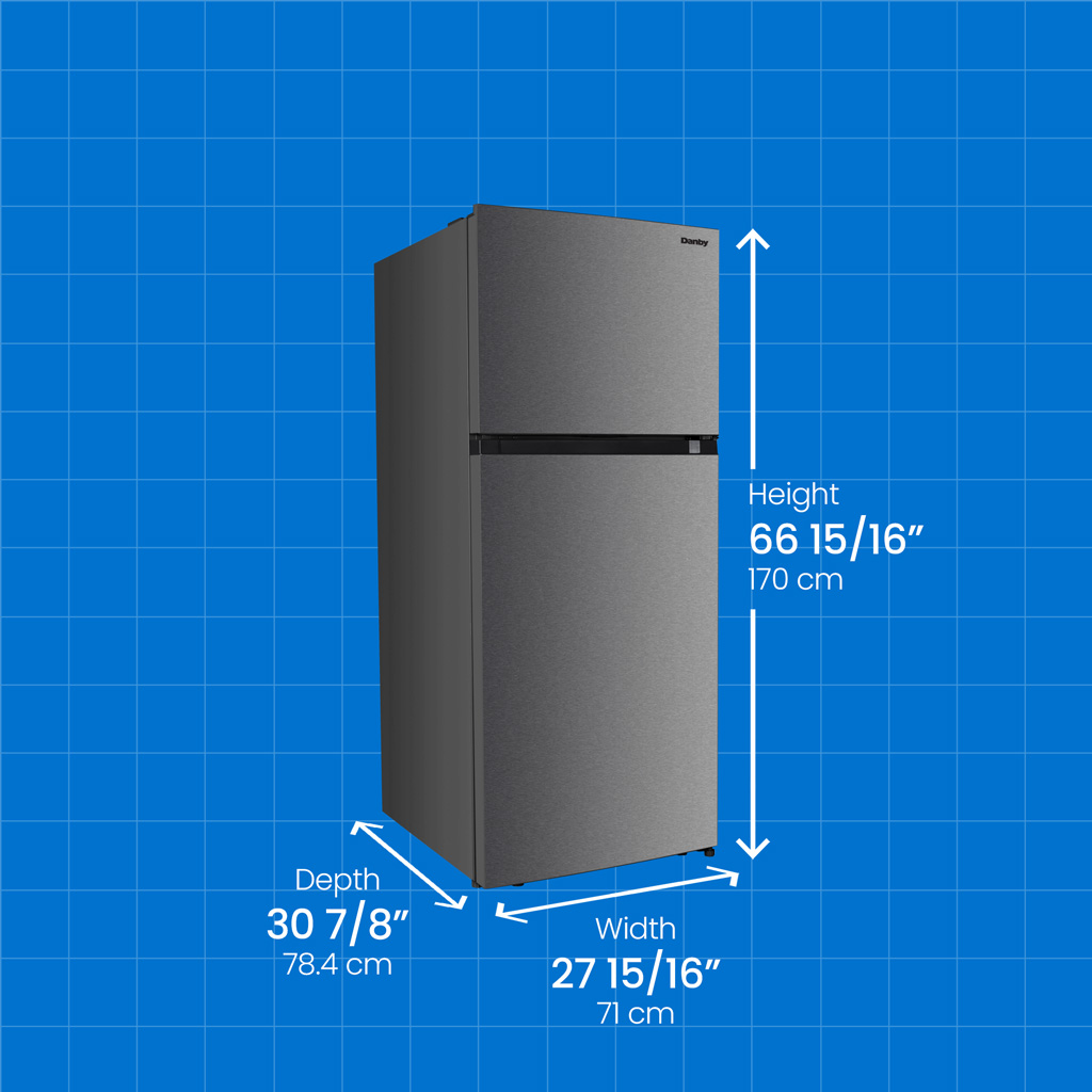 18 Cu. Ft. Top Mount Refrigerator Look DFF176B1SLDB