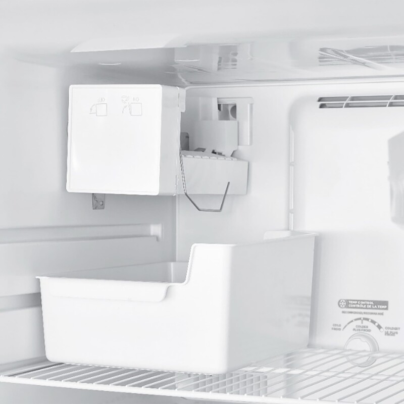 27-inch 18 Cu. Ft. Refrigerator Top Freezer Frost-free Left-hand Door DFF176B1WDBL