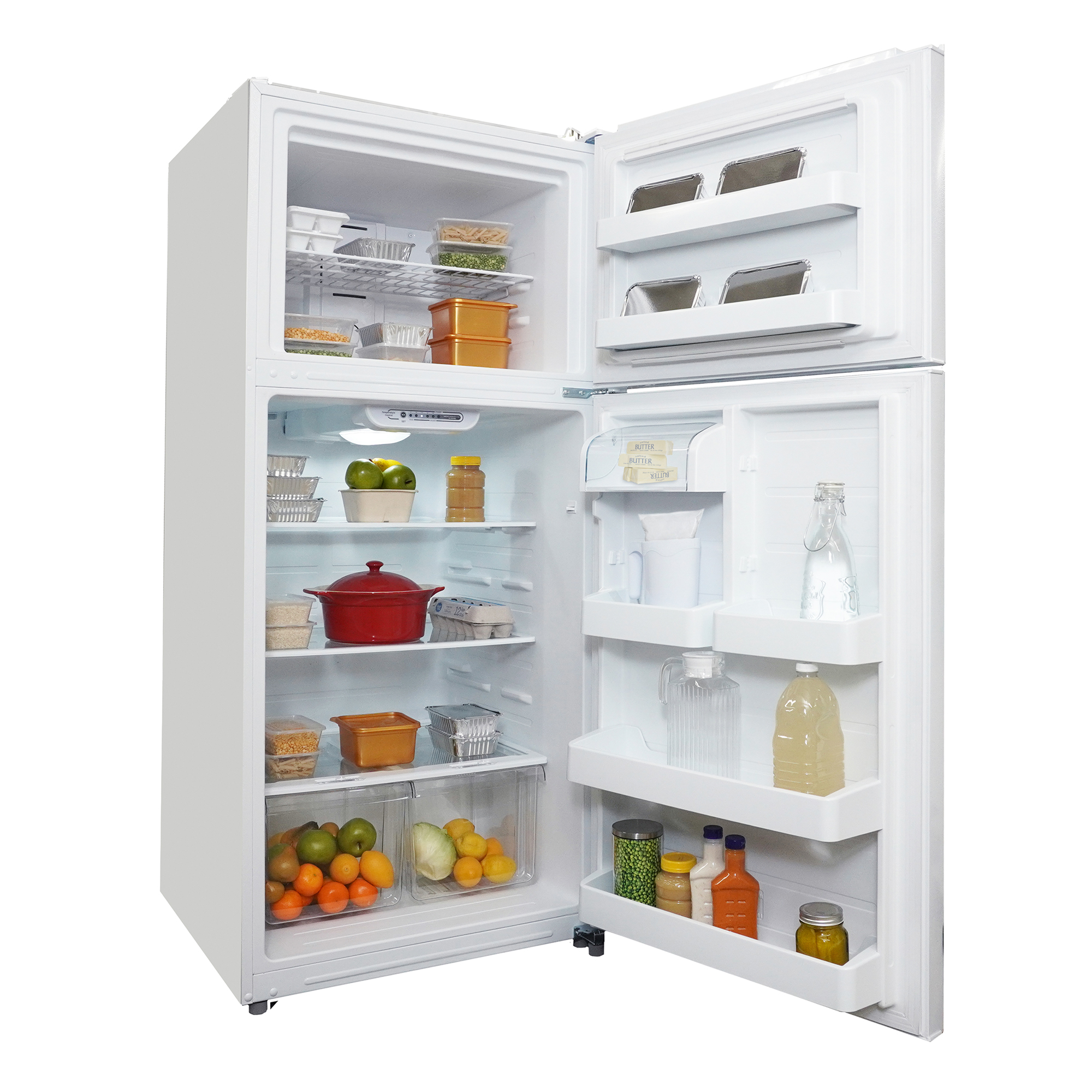 18.1 cu. ft. Apartment Size Fridge Top Mount DFF180E1WDB