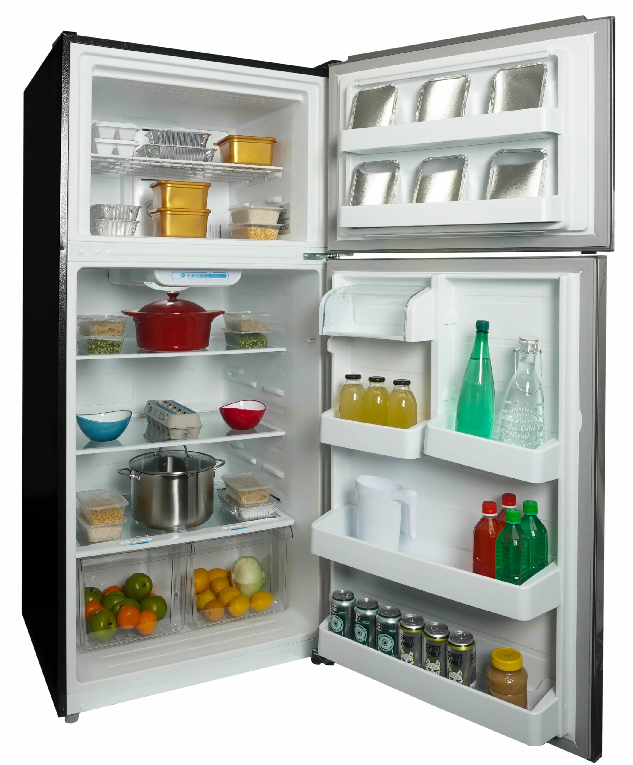 18.1 cu. ft. Apartment Size Fridge Top Mount DFF180E2SSDB
