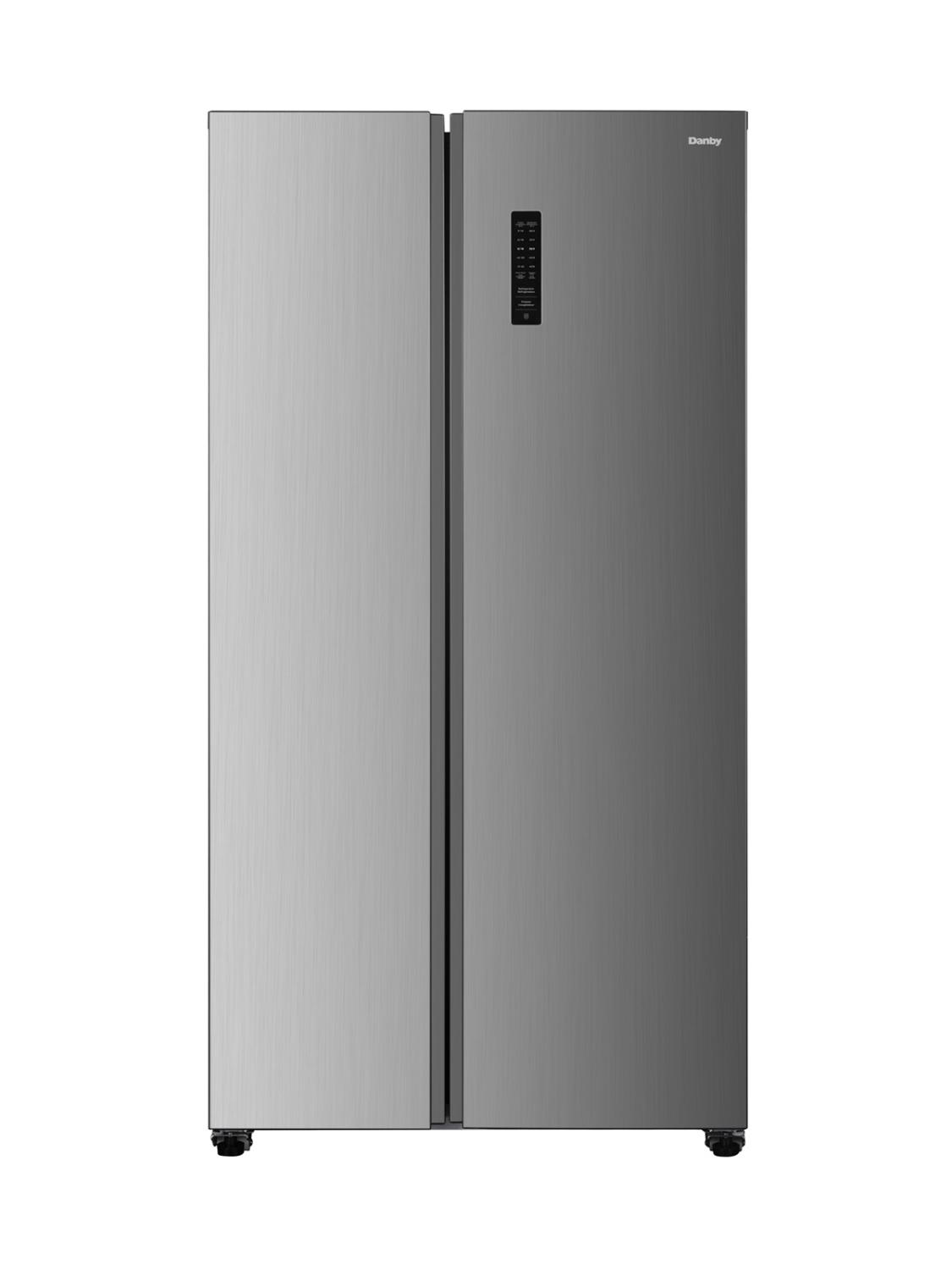Danby 10.1 cu. ft. Top Mount Apartment Size Fridge in Stainless Steel Look DFF212B1SLDB