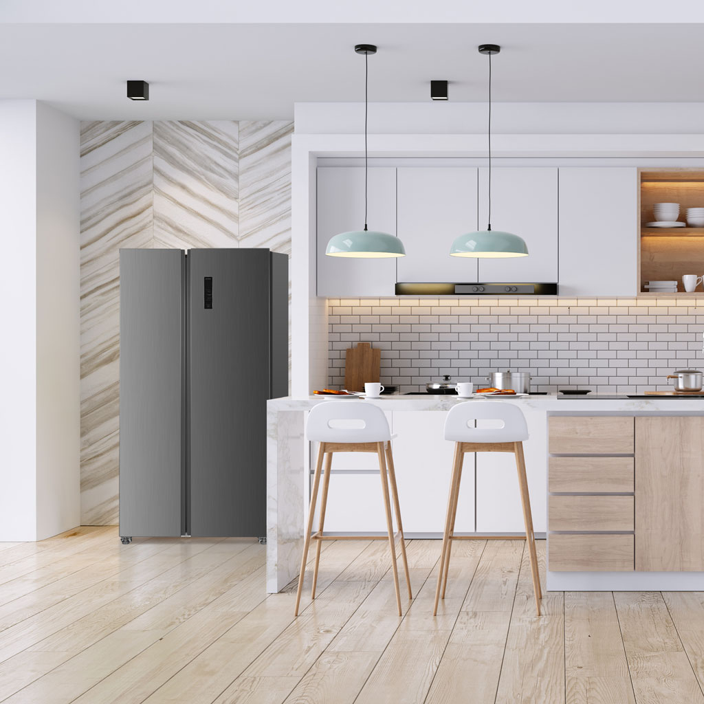 Danby 10.1 cu. ft. Top Mount Apartment Size Fridge in Stainless Steel Look DFF212B1SLDB