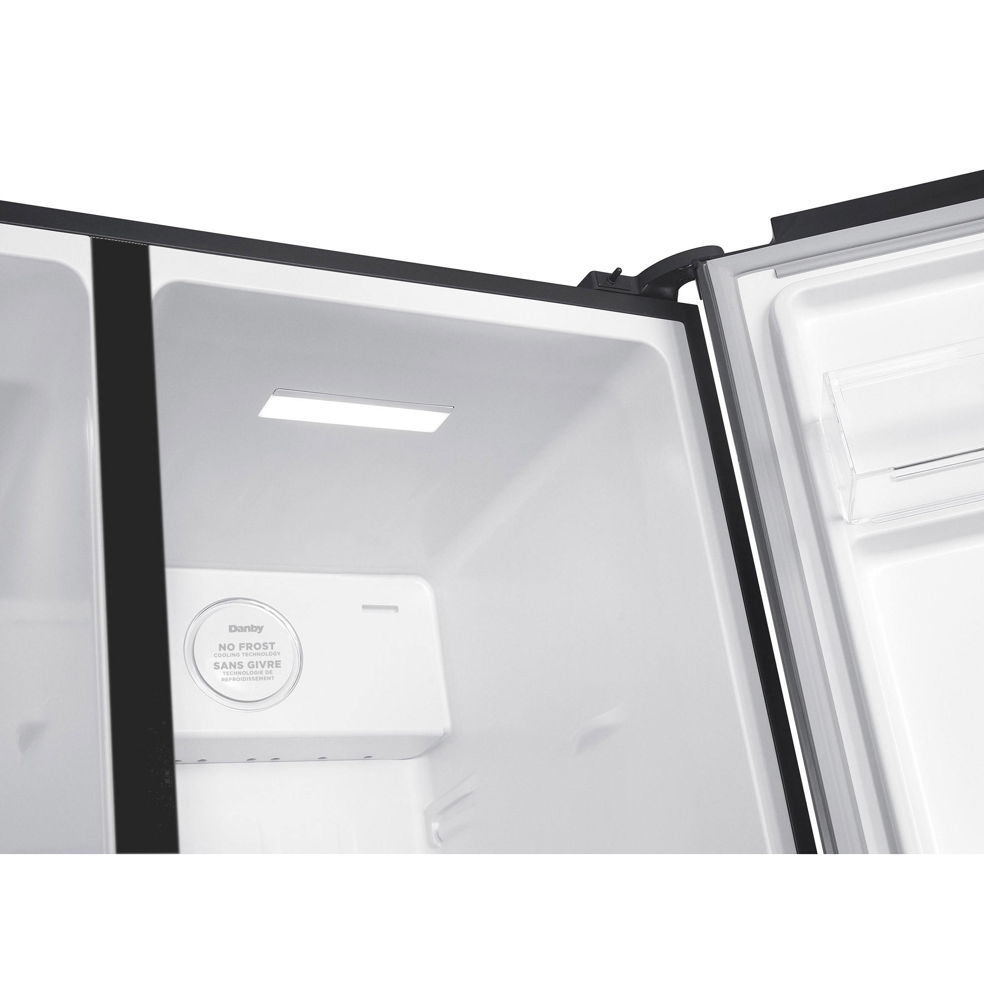 Danby 10.1 cu. ft. Top Mount Apartment Size Fridge in Stainless Steel Look DFF212B1SLDB