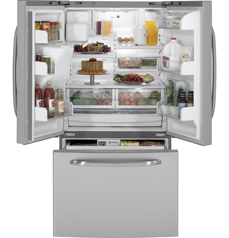 28.5 Cu. Ft. French-Door Refrigerator with Icemaker DFSS9VKBSS, product image 2 of 7