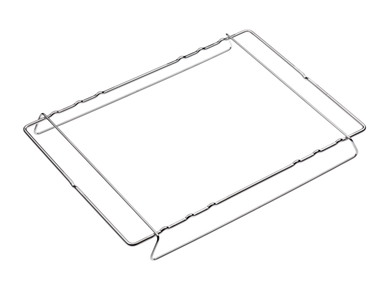 Side runners for small cooking containers for maximum utilization of the large cooking compartment. DGA