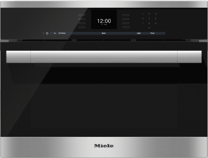 Steam oven with full‑fledged oven function and XL cavity combines two cooking techniques - steam and convection. DGC65001