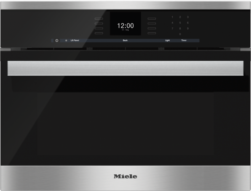 Steam oven with full‑fledged oven function and XL cavity combines two cooking techniques - steam and convection. DGC66001