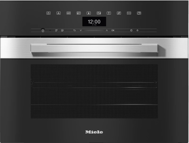 24" Compact Combi‑Steam Oven XL for steam cooking, baking, roasting with networking + BrilliantLight. DGC7440AM