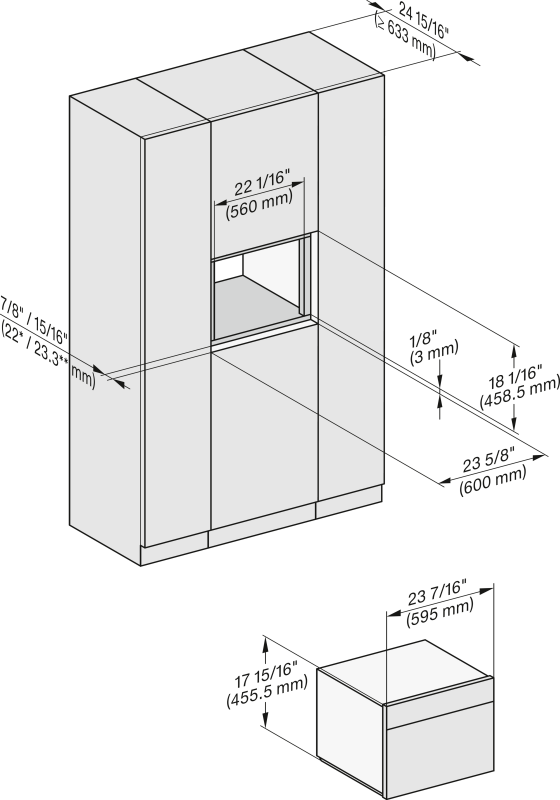 24" Compact Combi-Steam Oven XL DGC7440AMCTS