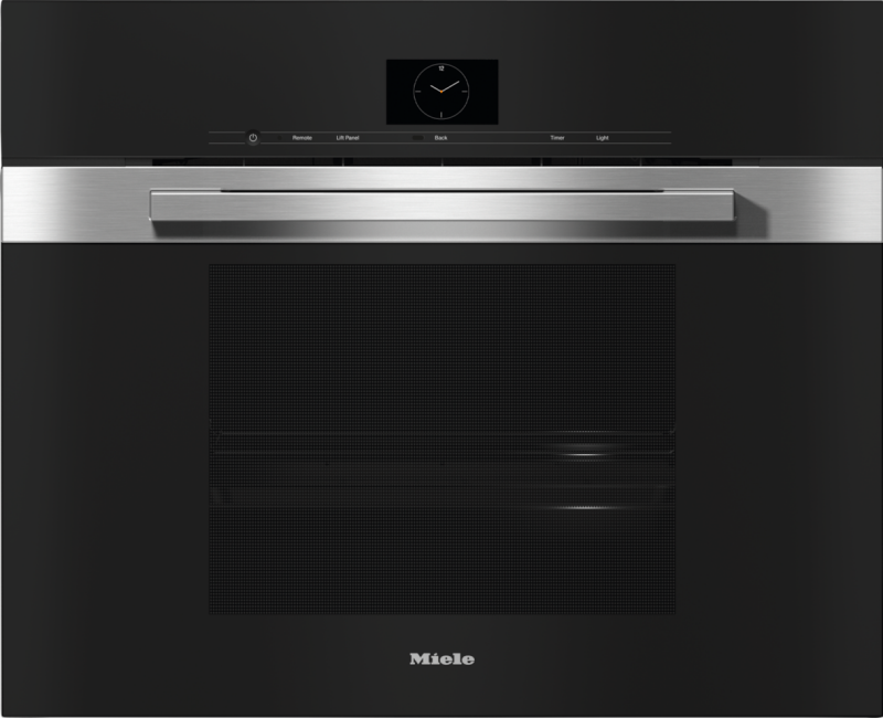 30" Combi‑Steam Oven XXL for steam cooking, baking, roasting with roast probe + menu cooking. DGC7680