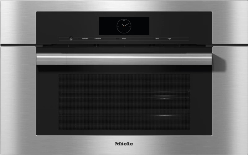 30" Compact Combi‑Steam Oven XL for steam cooking, baking, roasting with roast probe + menu cooking. DGC7770