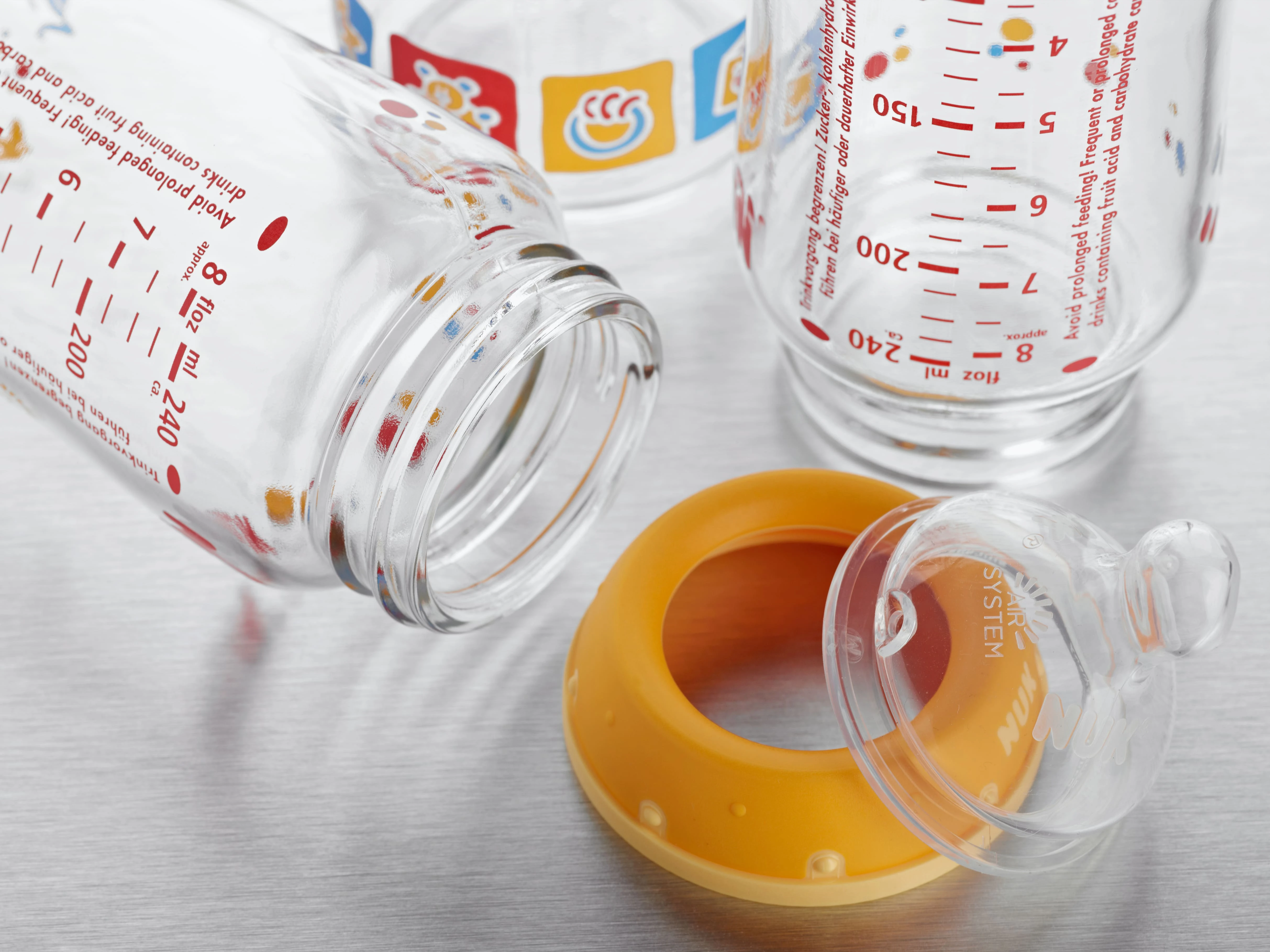 Disinfecting baby bottles
