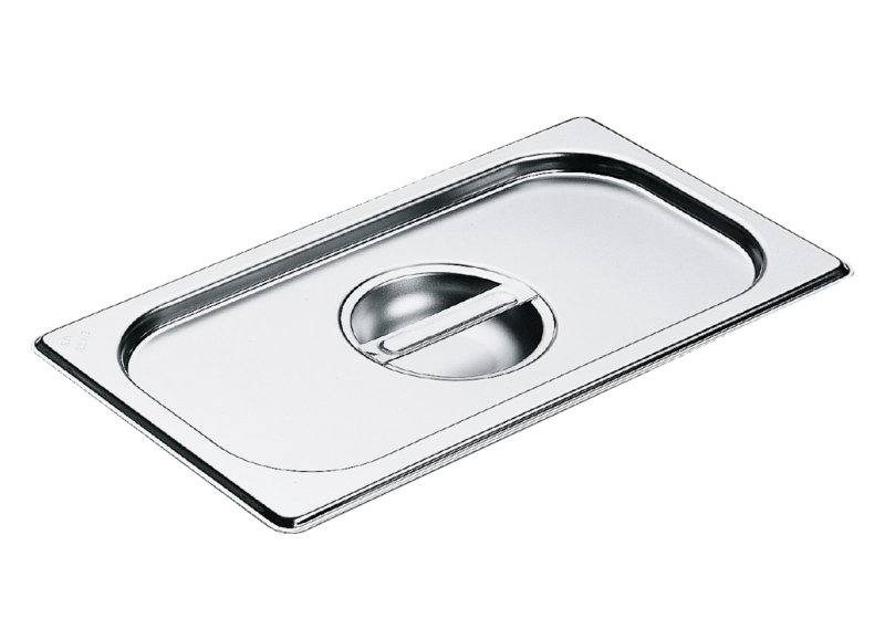 Stainless steel lid with handle for steam oven pan DGD13
