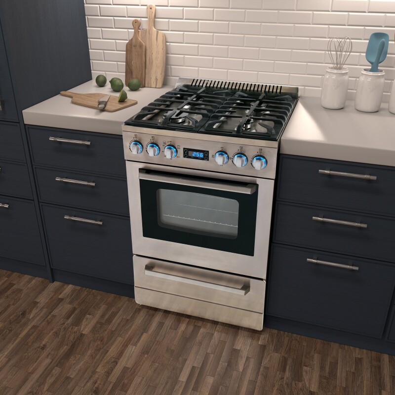 Avanti ELITE Series 24" Gas Range Oven view 2