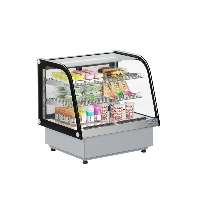 27 in. Drop-In Countertop Display Refrigerator in Black DICDC120BK, product image 2 of 13