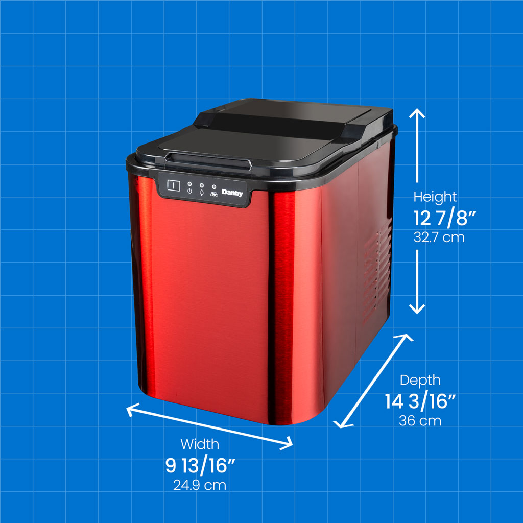 25 Lbs. Countertop Ice Maker DIM2500RDB