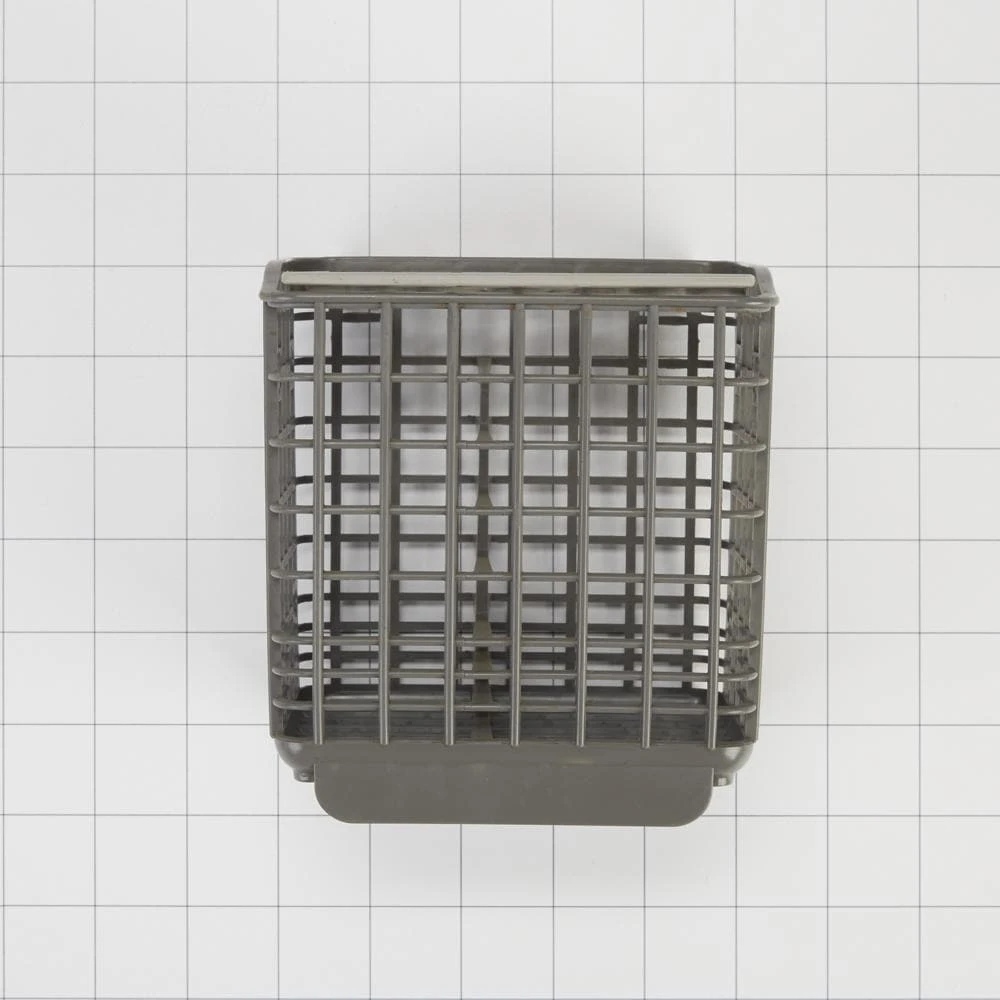 Dishwasher Silverware Basket Extension Kit (Grey/Blue) - Includes Six Light Item Clips, One Side Clip, and One Side Utensil Clip DISHEXTEND