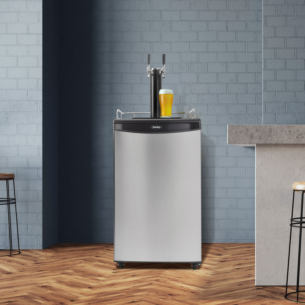 5.4 cu. ft. Dual-Tap Keg Cooler DKC054A1BSL2DB