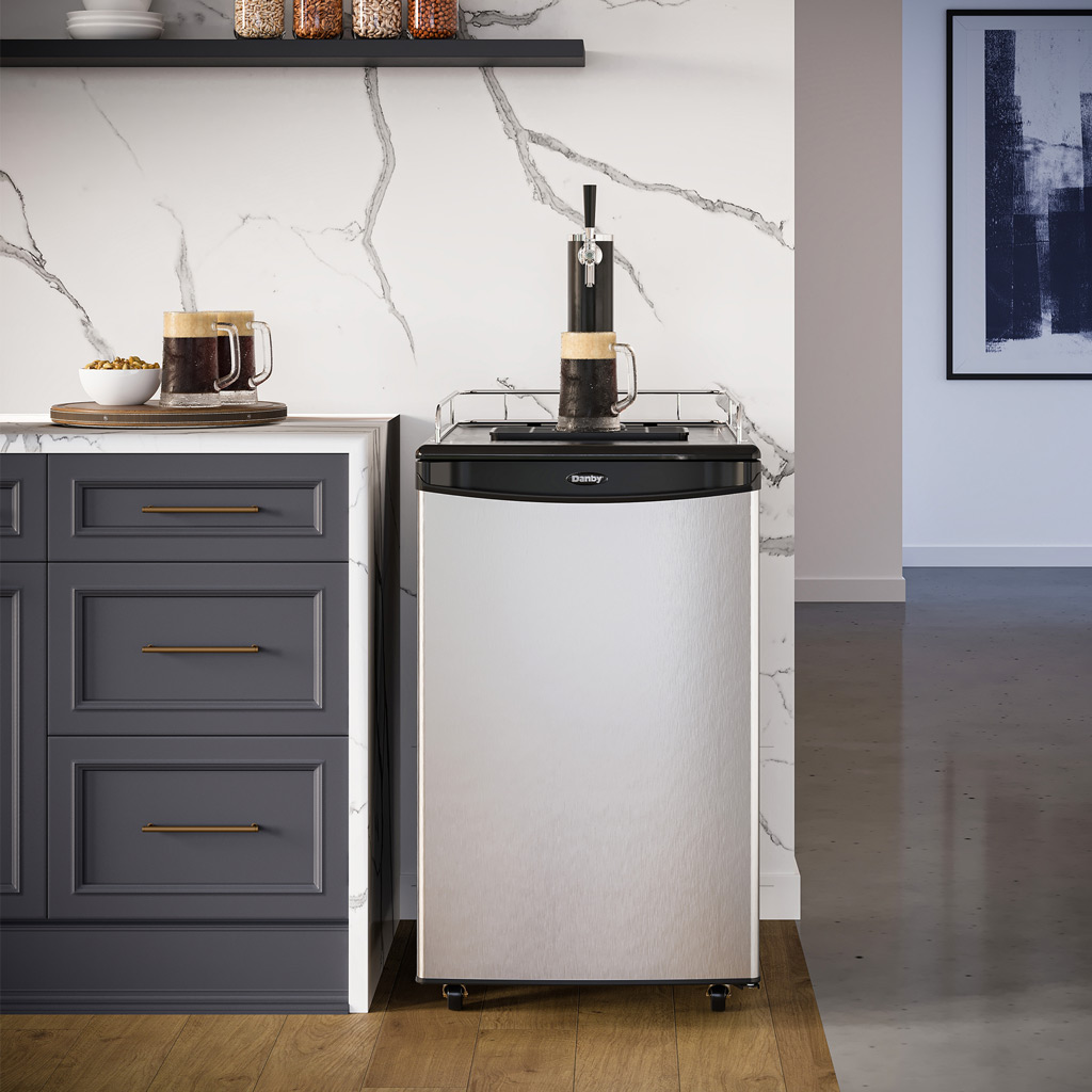 5.4 cu. ft. Single Tap Keg Cooler DKC054A1BSLDB