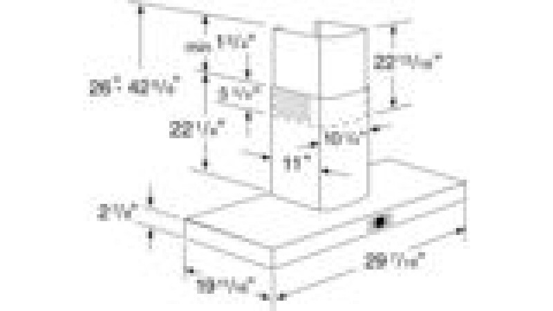 Wall Hood 30'' Stainless Steel DKE9405MUC
