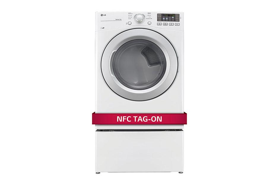 7.4 cu. ft. Ultra Large Capacity Dryer w/ NFC Tag On Technology DLE3170W