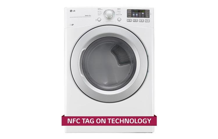 7.4 cu. ft. Ultra Large Capacity Dryer w/ NFC Tag On Technology DLE3170W