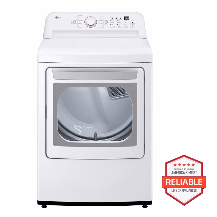 7.3 Cu. Ft. Ultra Large Capacity Electric Dryer With Sensor Dry Technology DLE7010W