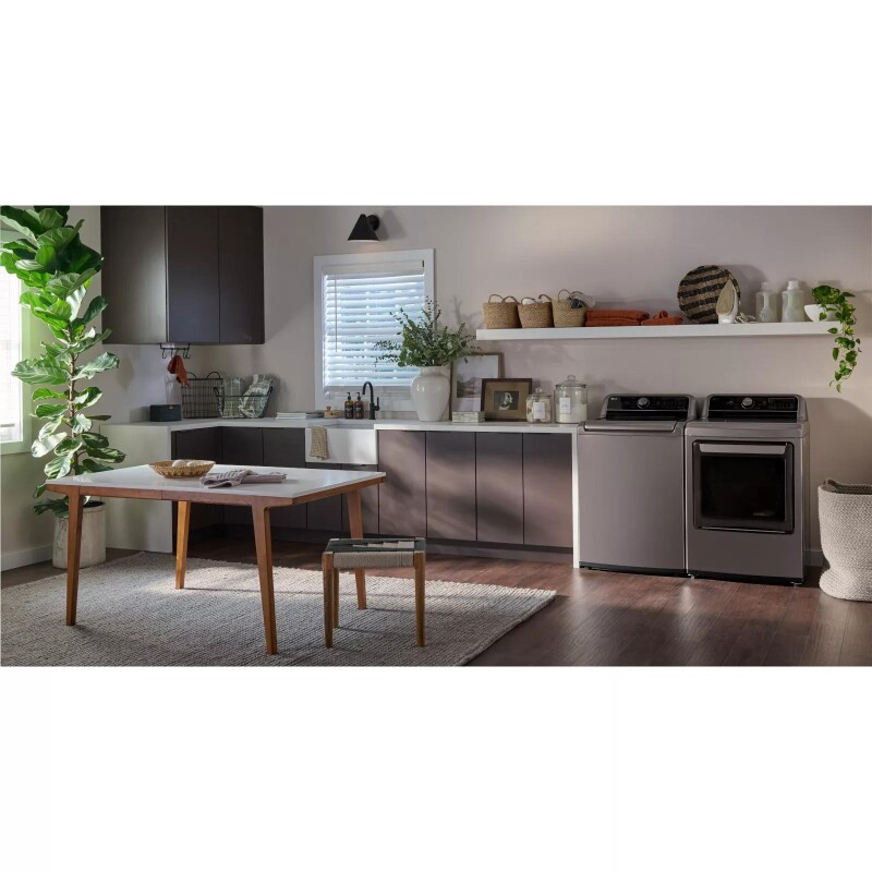7.3 cu. ft. Ultra Large Capacity Smart wi-fi Enabled Rear Control Electric Dryer with EasyLoad™ Door DLE7400VE