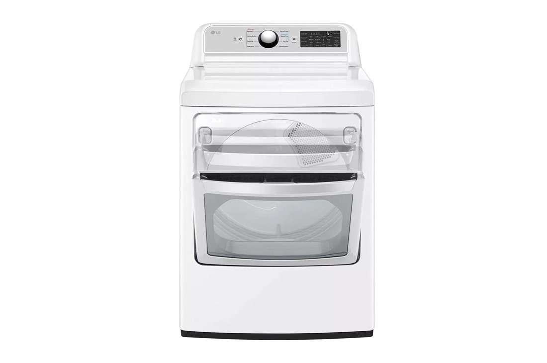 7.3 cu. ft. Ultra Large Capacity Smart wi-fi Enabled Rear Control Electric Dryer with EasyLoad™ Door view 3