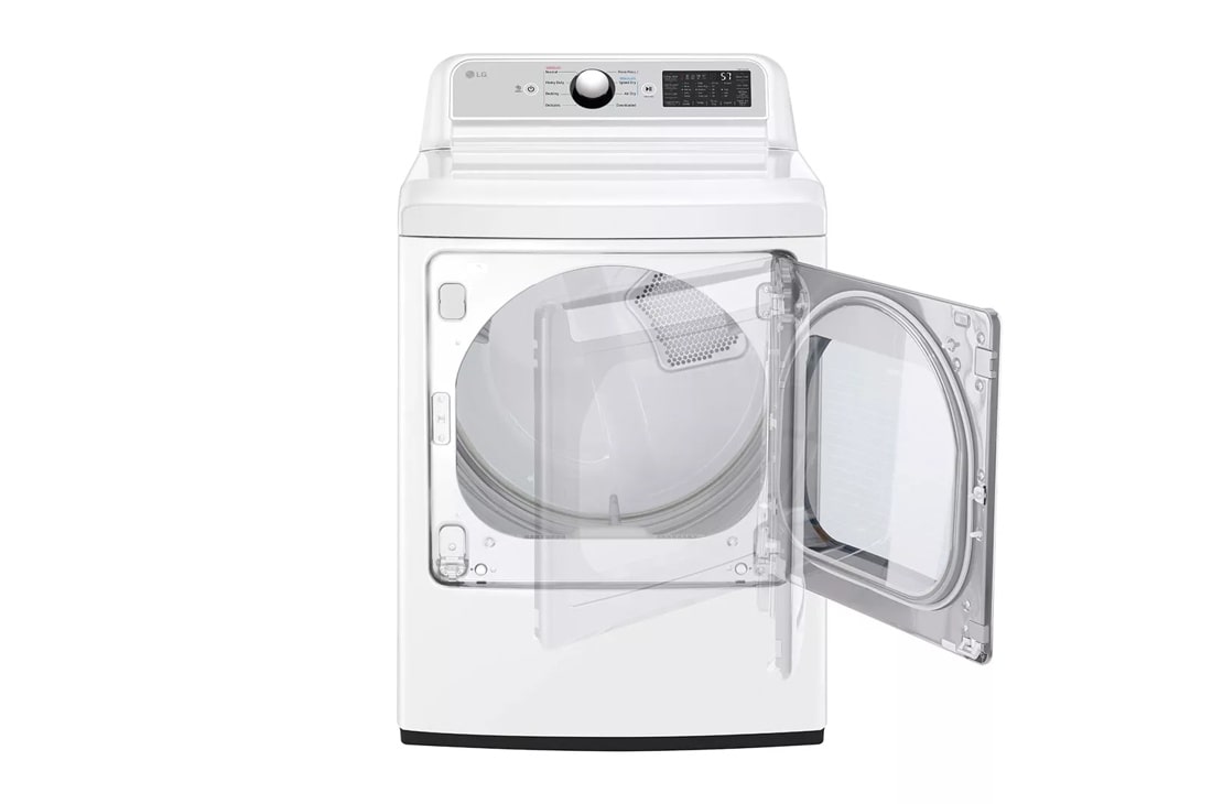 7.3 cu. ft. Ultra Large Capacity Smart wi-fi Enabled Rear Control Electric Dryer with EasyLoad™ Door view 4