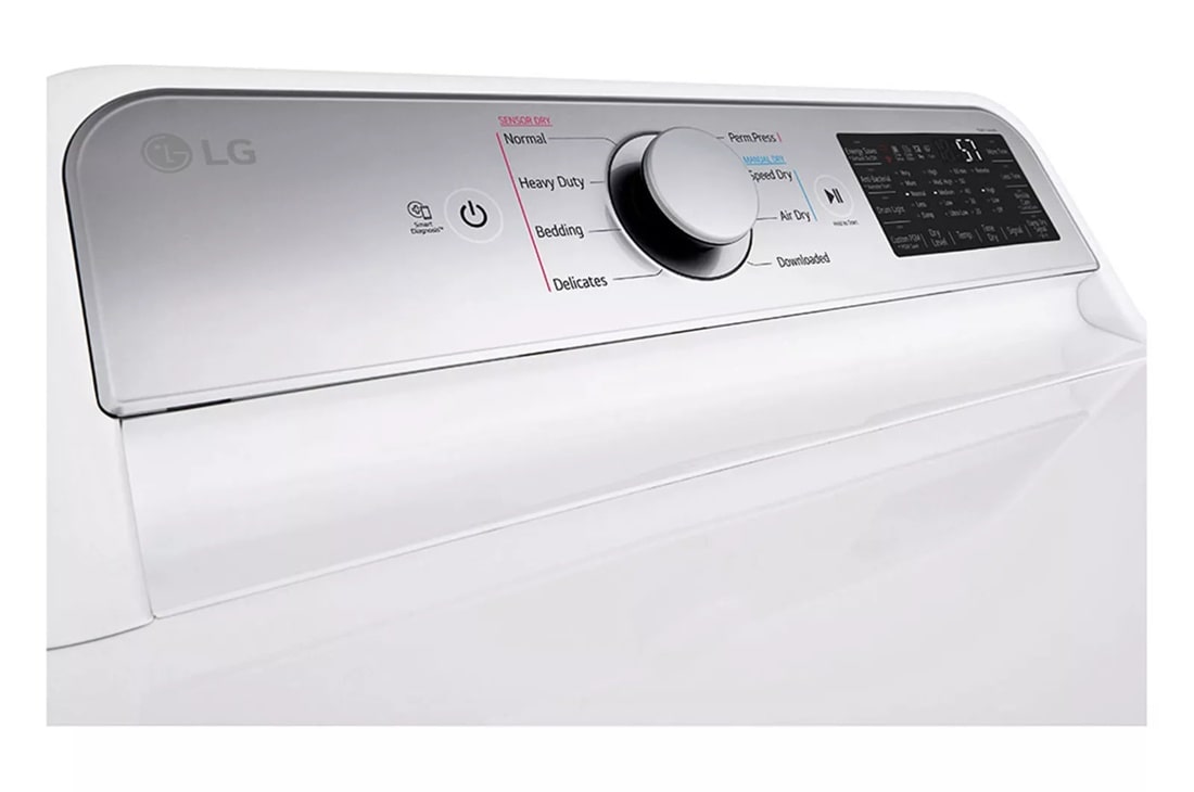 7.3 cu. ft. Ultra Large Capacity Smart wi-fi Enabled Rear Control Electric Dryer with EasyLoad™ Door view 6