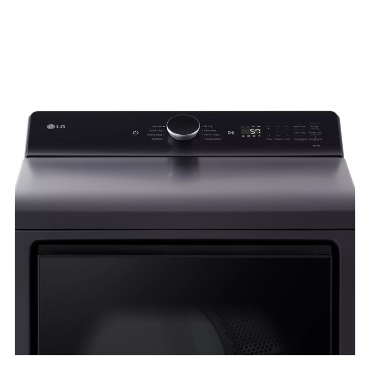7.3 cu. ft. Ultra Large Capacity Rear Control Electric Dryer with LG EasyLoad™ Door and AI Sensing view 11