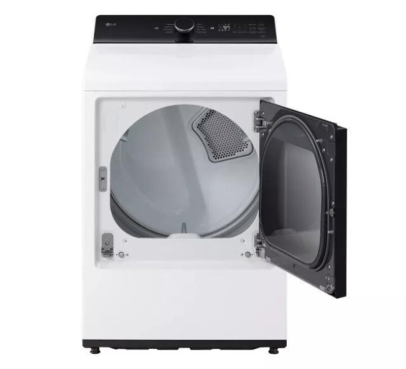 7.3 cu. ft. Ultra Large Capacity Rear Control Electric Dryer with LG EasyLoad™ Door and AI Sensing view 3