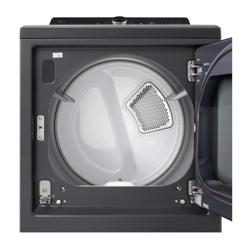 7.3 cu. ft. Ultra Large Capacity Rear Control Electric Dryer with LG EasyLoad™ Door and AI Sensing DLE8480LE