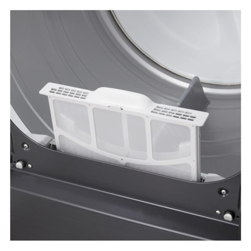 7.3 cu. ft. Ultra Large Capacity Rear Control Electric Dryer with LG EasyLoad™ Door and AI Sensing DLE8480LE