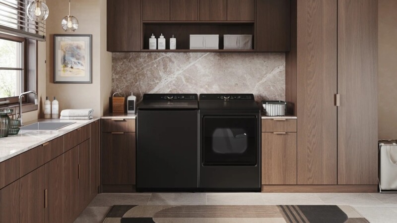 7.3 cu. ft. Ultra Large Capacity Rear Control Electric Dryer with LG EasyLoad™ Door and AI Sensing DLE8480LE