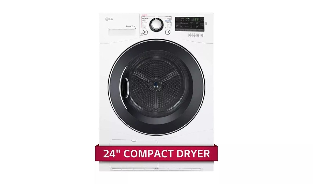 4.2 cu.ft. Compact Electric Condensing Front Load Dryer DLEC888W