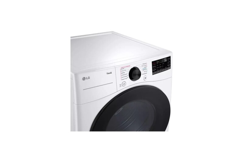 7.4 Cu. Ft. Ultra Large Capacity Smart Front Load Energy Star Electric Dryer With Sensor Dry & Steam Technology DLEX4080W
