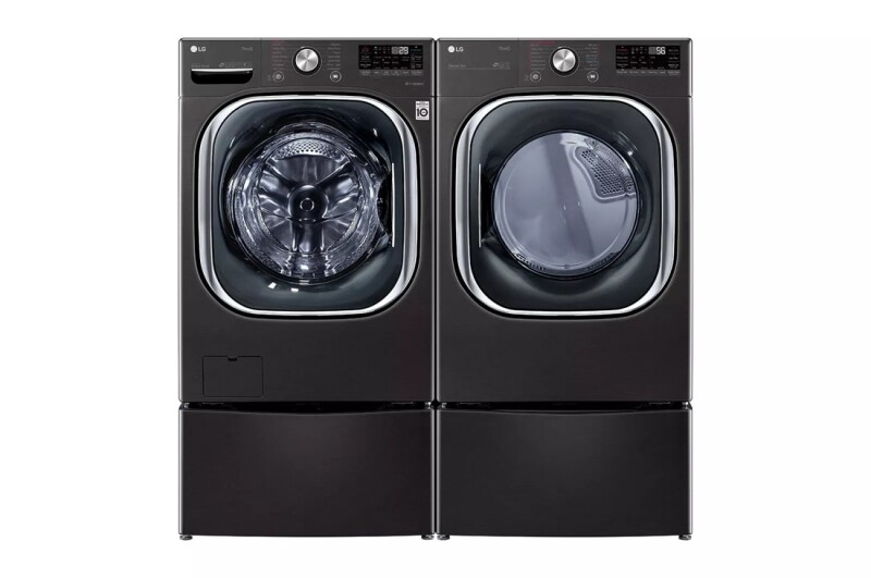 7.4 cu. ft. Ultra Large Capacity Smart wi-fi Enabled Front Load Electric Dryer with TurboSteam™ and Built-In Intelligence DLEX4500B