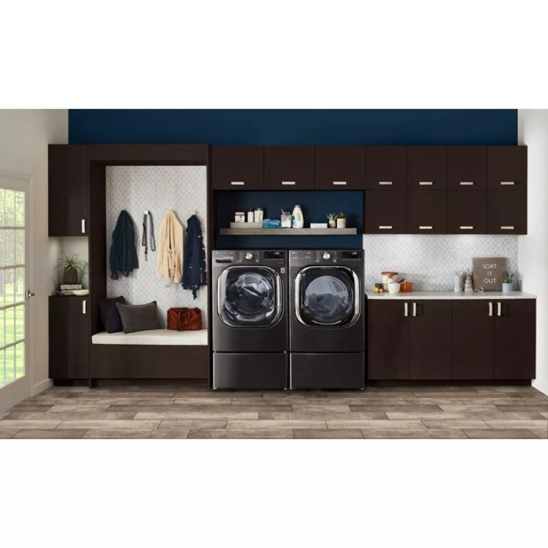 7.4 cu. ft. Ultra Large Capacity Smart wi-fi Enabled Front Load Electric Dryer with TurboSteam™ and Built-In Intelligence DLEX4500B