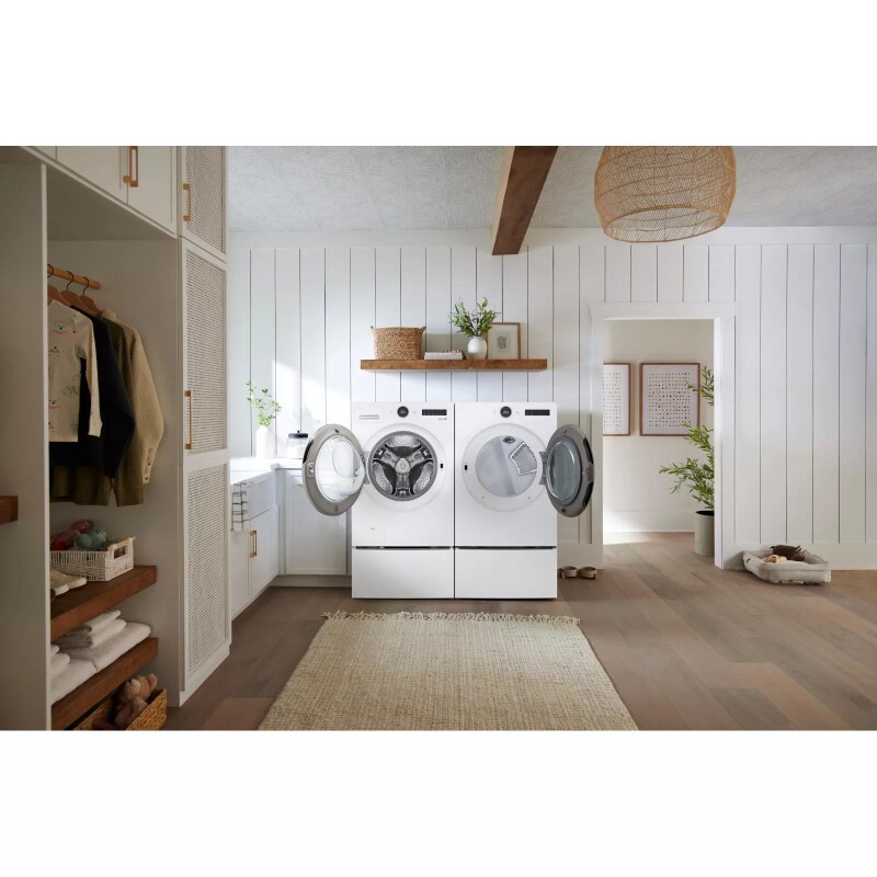 7.4 Cu. Ft. Ultra Large Capacity Smart Front Load Electric Energy Star Dryer With Sensor Dry & Steam Technology DLEX5500W