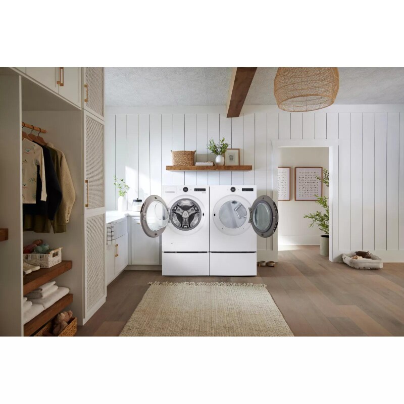 7.4 cu. ft. Smart Front Load Electric Dryer with AI Sensor Dry & TurboSteam™ Technology view 10