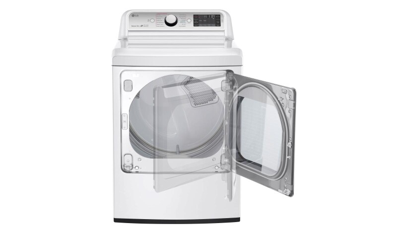 7.3 cu. ft. Ultra Large Capacity TurboSteam Electric Dryer with EasyLoad™ Door DLEX7600WE