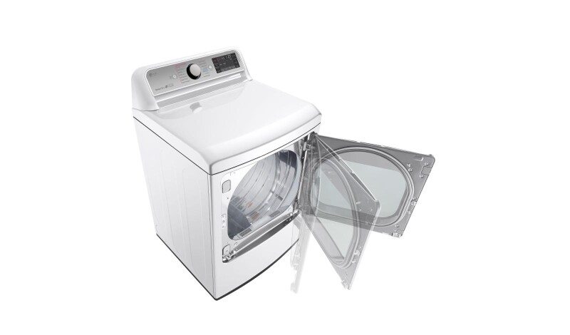 7.3 cu. ft. Ultra Large Capacity TurboSteam Electric Dryer with EasyLoad™ Door DLEX7600WE