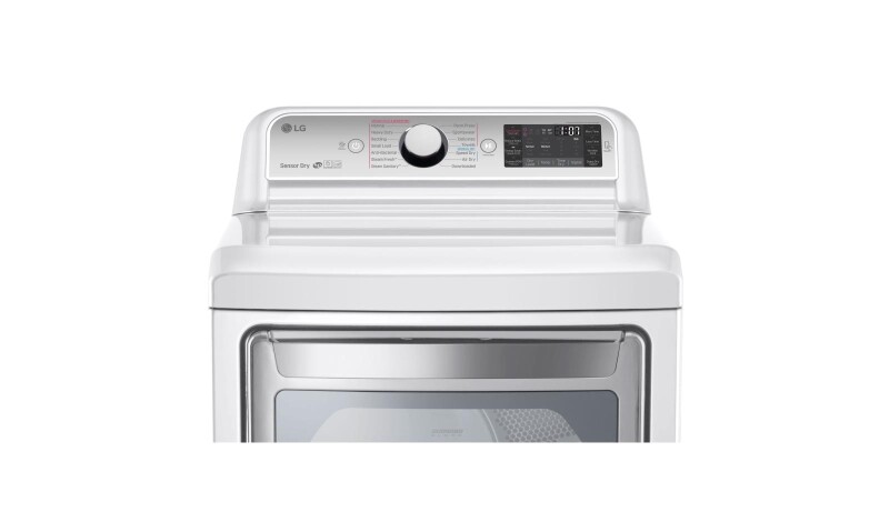 7.3 cu. ft. Ultra Large Capacity TurboSteam Electric Dryer with EasyLoad™ Door DLEX7600WE