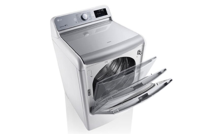 9.0 Cu. Ft. Mega Large Capacity TurboSteam™ Dryer With EasyLoad™ Door DLEX7700WE