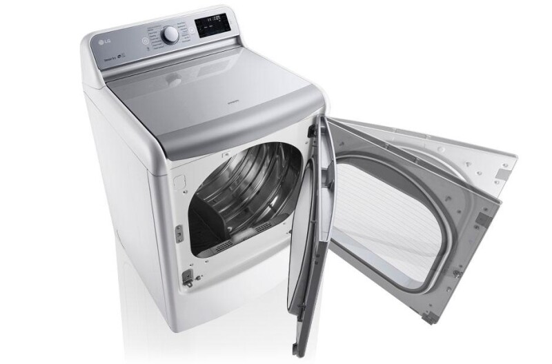 9.0 Cu. Ft. Mega Large Capacity TurboSteam™ Dryer With EasyLoad™ Door DLEX7700WE